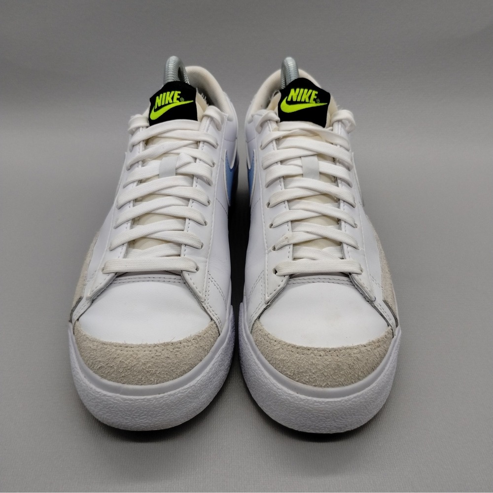 Nike Women's White and Blue Sneakers - Picture 2 of 8